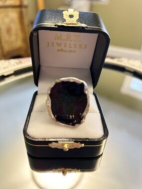 Black Statement Cocktail Ring